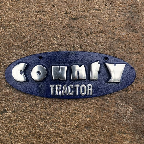 County Tractor Cast Iron Sign