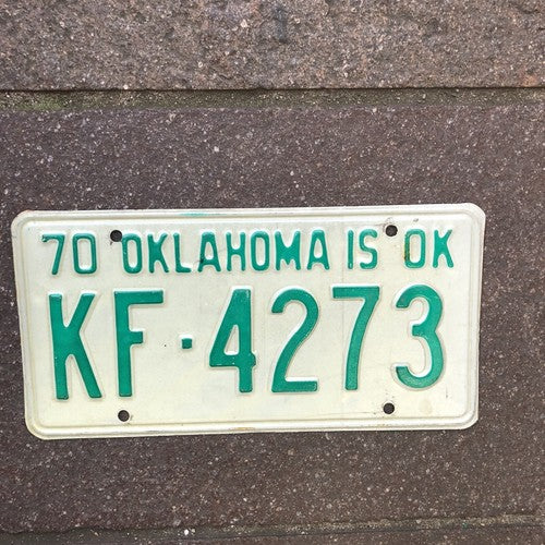 Original American Number Plate