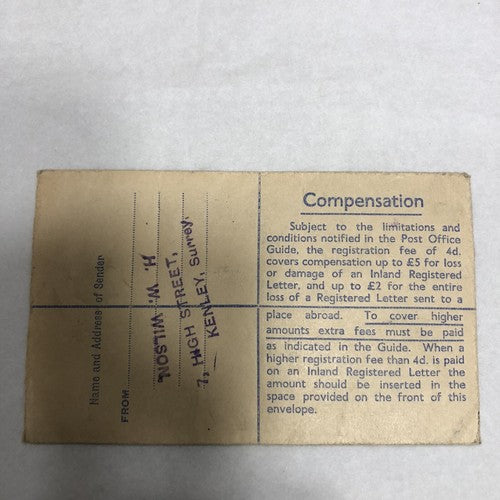 Great Britain Registered Envelopes