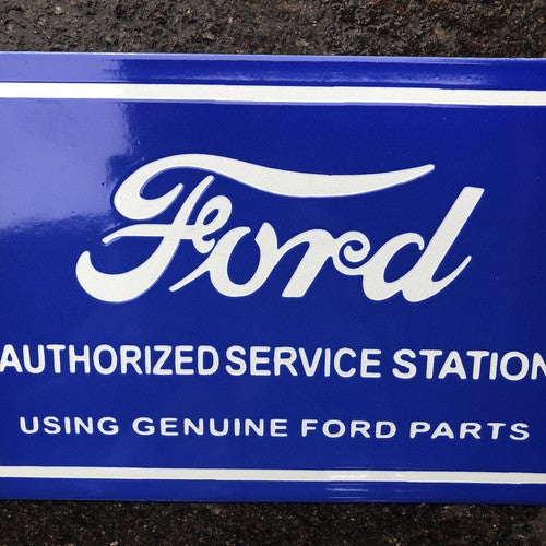 Ford Enamel Sign New Design