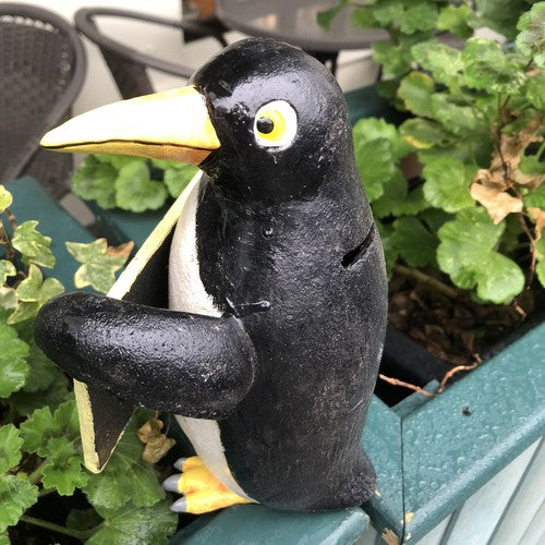Guinness Penguin Cast Iron Money Box