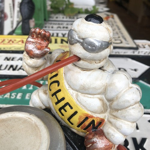 Michelin Man With Compressor Cast Iron