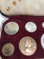 Official Queen Elizabeth Farthing To Crown Proof Set