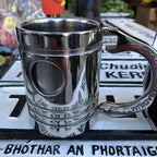 Pair Of Piston Chrome Mugs