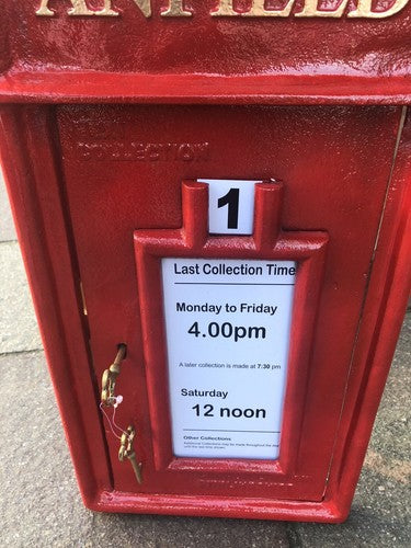 Anfield Wall Mounted Post Box Front Only Heavy Cast Iron