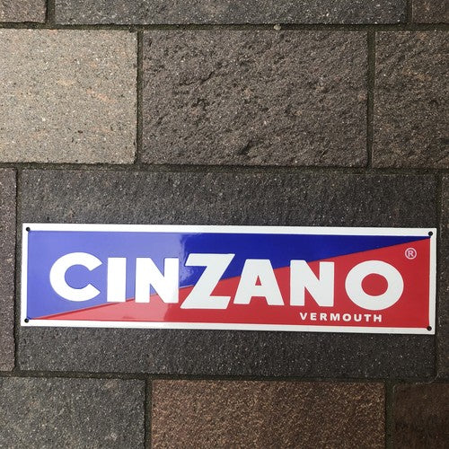 Cinzano Enamel Sign
