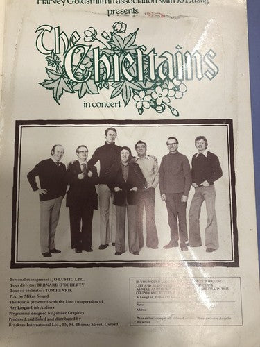 Chieftains Official Tour Programme 1977