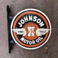Johnson Motor Oil Cast Iron Sign