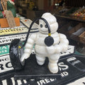 Michelin Man Inflating Tyre Cast Iron
