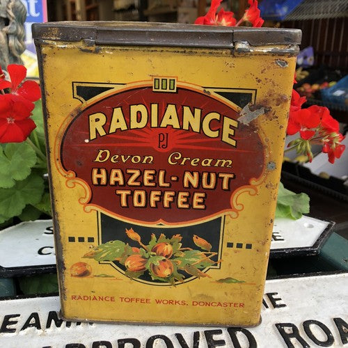 Radiance Devon Cream Hazel - Nut Toffee Vintage Tin