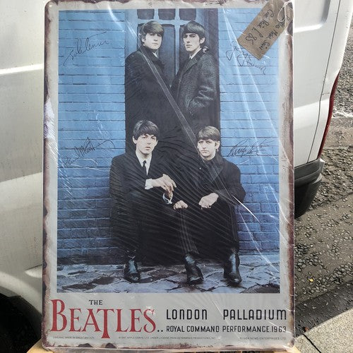 Beatles Superior Quality Heavy Metal Sign
