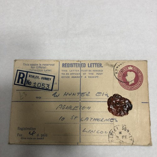 Great Britain Registered Envelopes