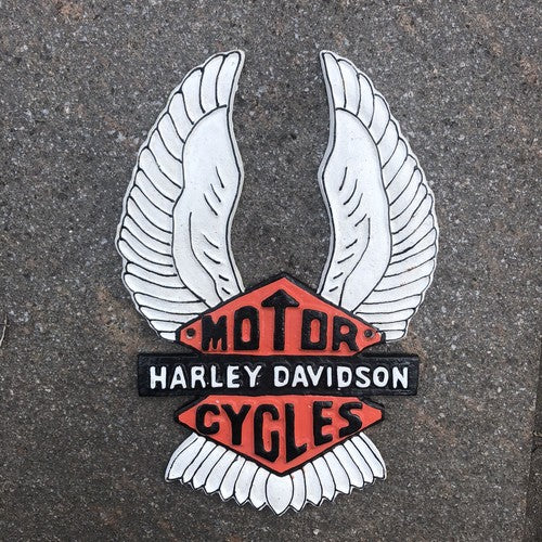 Harley Davidson Motor Cycles Cast Iron Sign