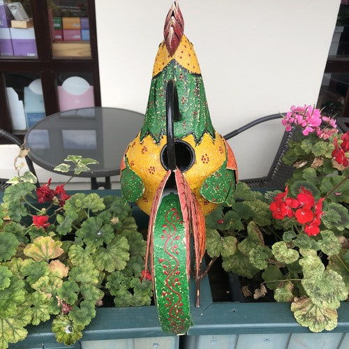 Cockerel Metal Art Watering Can