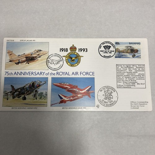 Flown First Day Covers Five Year 1993