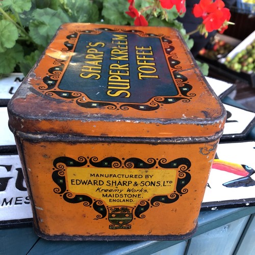 Sharps Super Kreem Toffee Vintage Tin