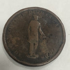 1837 One Penny Canadian Habitant Token