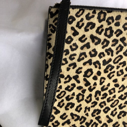 paul costelloe Zipped Handle Leather Animal Print Bag