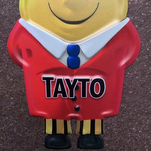 Tayto Man Metal Sign