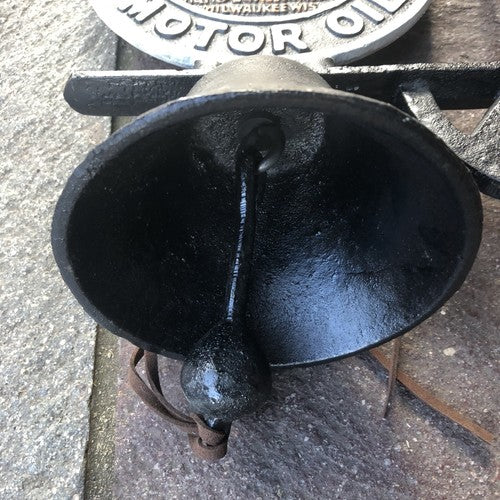 Harley Davidson Cast Iron Bell & Key Rack