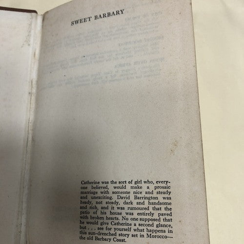 Sweet Barbary Pamela Kent Vintage Mills & Boon