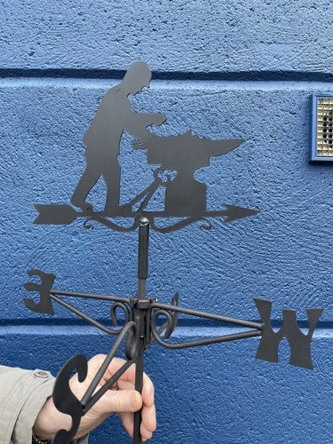 Blacksmith Metal Weather Vane
