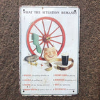 Guinness What The Situation Demands Metal Sign