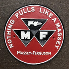 Nothing Pulls Like A Massy Cast Iron Sign