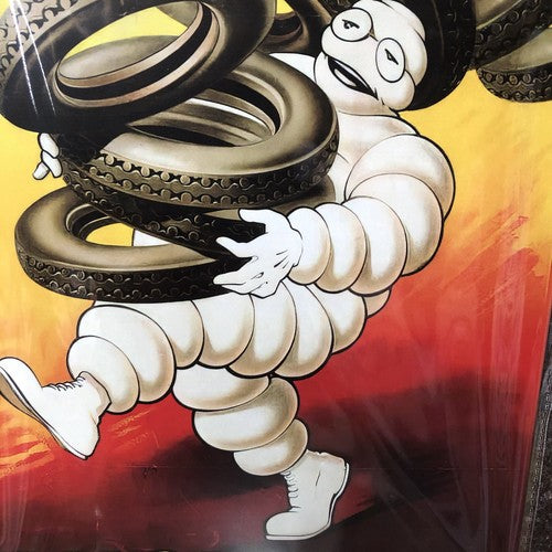 Michelin Man Metal Sign