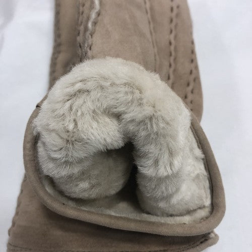 Sheepskin Genuine Gloves Mushroom Colour See All Photos Pair No 4
