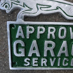 Jaguar Approved Garage Services Aluminium Sign