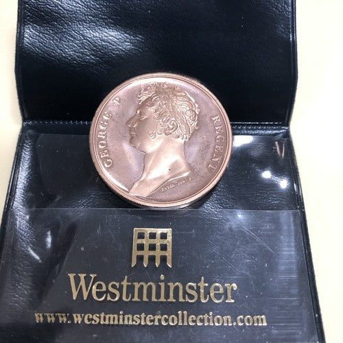 Westminster Collection 2015 Battle Of Waterloo Bicentennial Copper Medallion