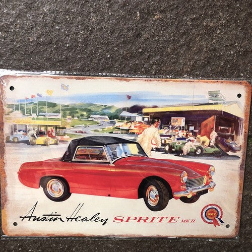Austin Healey Metal Sign