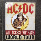 AC/DC Metal Sign