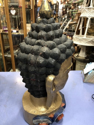 Vintage Buddha Carved Head