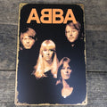 Abba Metal Sign