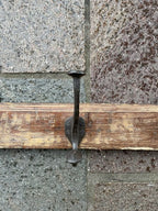 Distressed Vintage 3 Hook Wall Rack No 3
