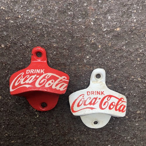 Coca Cola Cast Iron Bottle Openers X 2