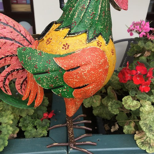 Cockerel Metal Art Watering Can