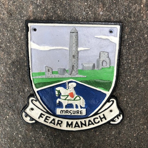FEAR MANACH Cast Iron Sign