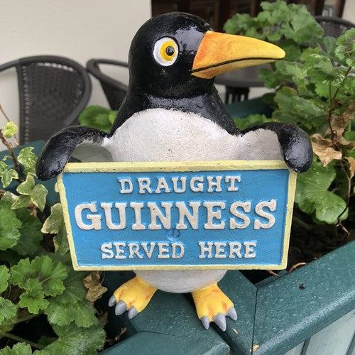 Guinness Penguin Cast Iron Money Box