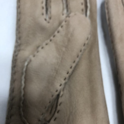 Sheepskin Genuine Gloves Mushroom Colour See All Photos Pair No 4