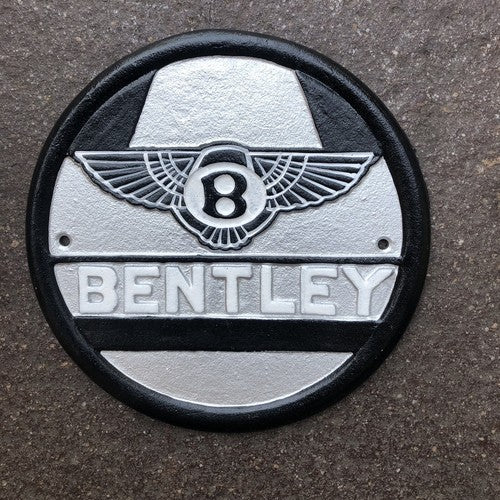 Bentley Cast Iron Sign