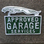 Jaguar Approved Garage Services Aluminium Sign