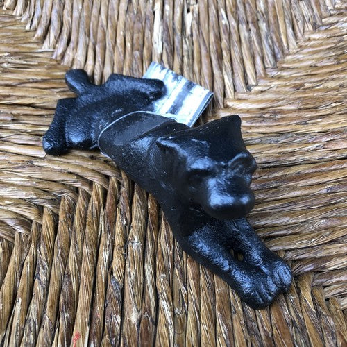 Cast Iron Dog Door Stop