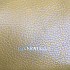 GG Fratelli Leather Yellow Cross Body Bag