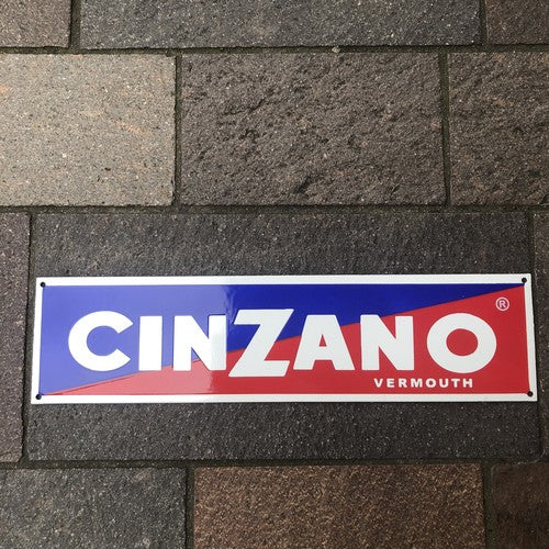Cinzano Enamel Sign