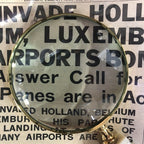 Brass Rim Bone Handle Magnifying