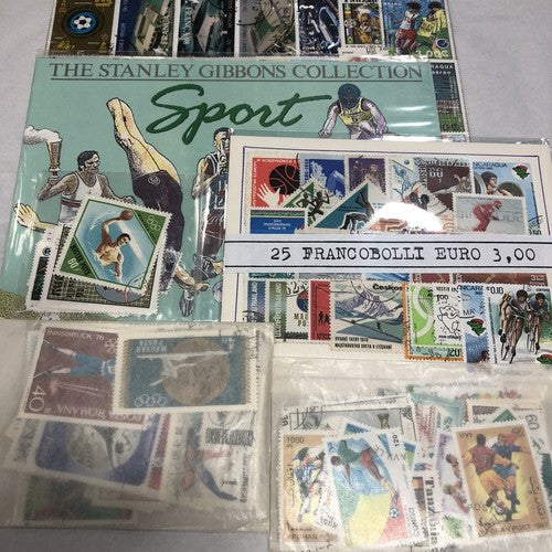 Sports Themed Stamps 5 Packets