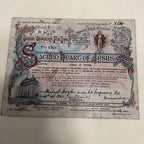 Abstinence Association Of The Sacred Heart Temperance Certificates Overseas Post